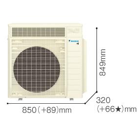ルームエアコン(おもに23畳用)「うるさらX 2025年モデル RXシリーズ」　S715ATRP-W 商品画像3：ブイソニック＋