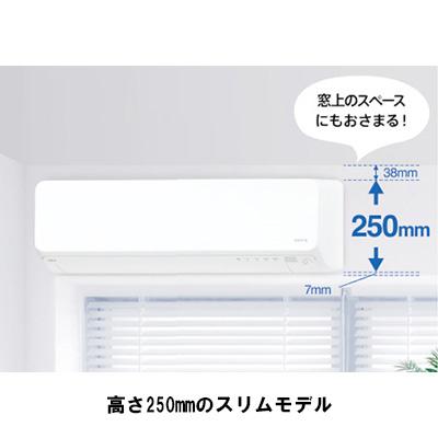 ルームエアコン「ノクリア 2025年モデル Dシリーズ」(主に6畳用)　AS-D225S-W 商品画像2：ブイソニック＋