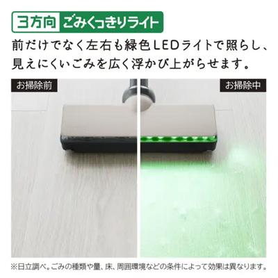 スティック型掃除機 パワかるスティック ベージュ　PV-BL50M-C 商品画像4：ブイソニック＋