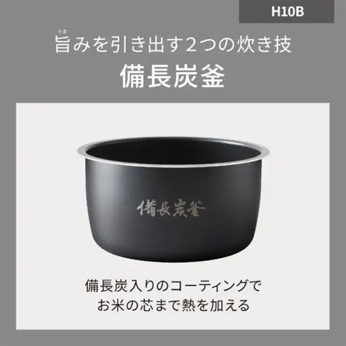 5.5合炊き IHジャー炊飯器 ブラック　SR-H10B-K 商品画像2：ブイソニック＋