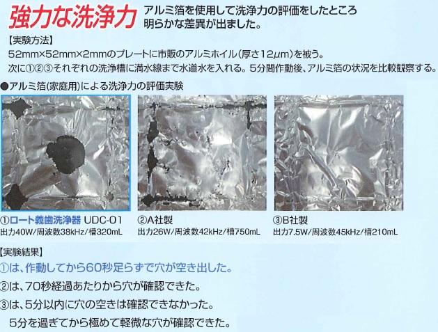 超音波式義歯洗浄器 洗力　通常配送商品 商品画像4：バリュー・ショッピング