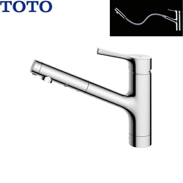 TOTO 台付シングル混合水栓(エコシングル、ハンドシャワー) TKS05305JA (水栓金具) 価格比較