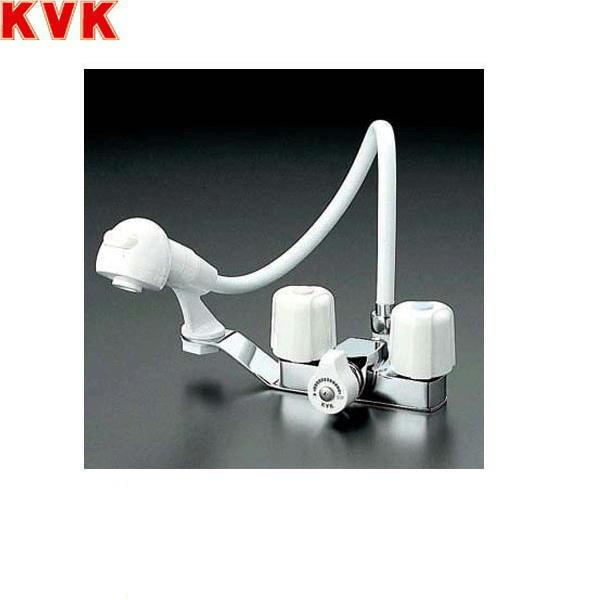 KVK 一時止水付2ハンドル洗髪シャワー(ゴム栓付) KF12F2-1EGS (水栓金具) 価格比較