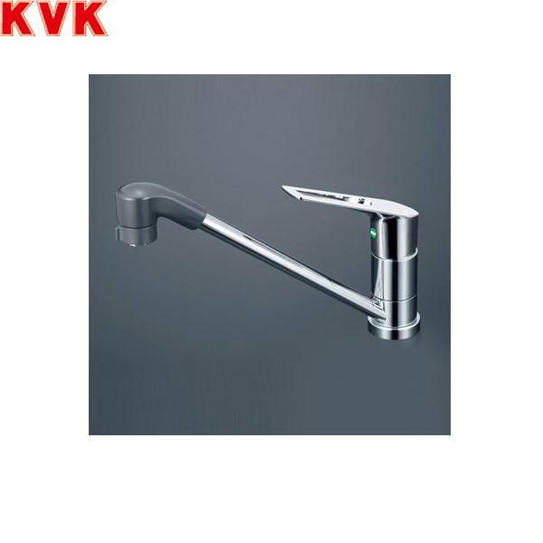 KVK 流し台用シングルレバー式シャワー付混合栓(eレバー) KM5011TFEC (水栓金具) 価格比較