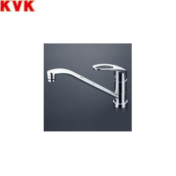 KVK 流し台用シングルレバー式混合栓・吐水口回転規制80° KM5011TV8 (水栓金具) 価格比較