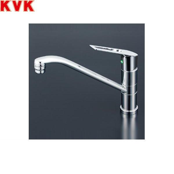 KVK 流し台用シングルレバー式混合栓(eレバー) KM5051TEC (水栓金具
