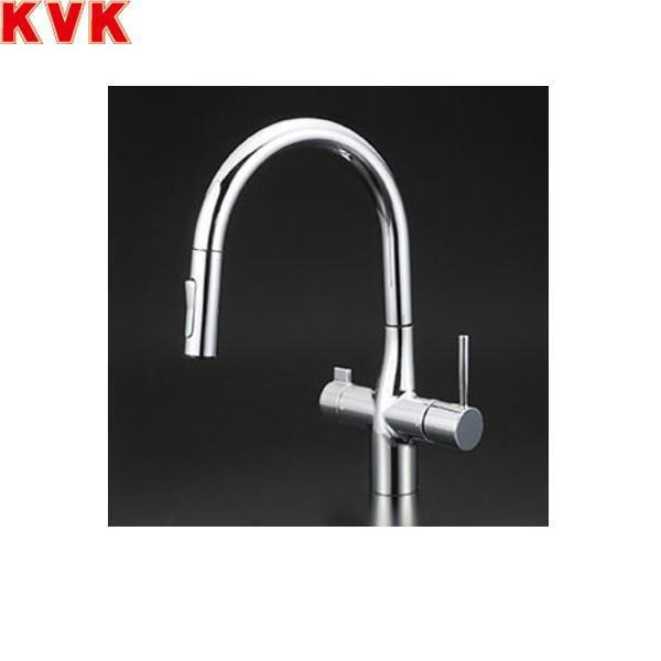 KM6081EC KVK浄水器専用シングルレバー式シャワー付混合水栓 水栓本体のみ 送･･･
