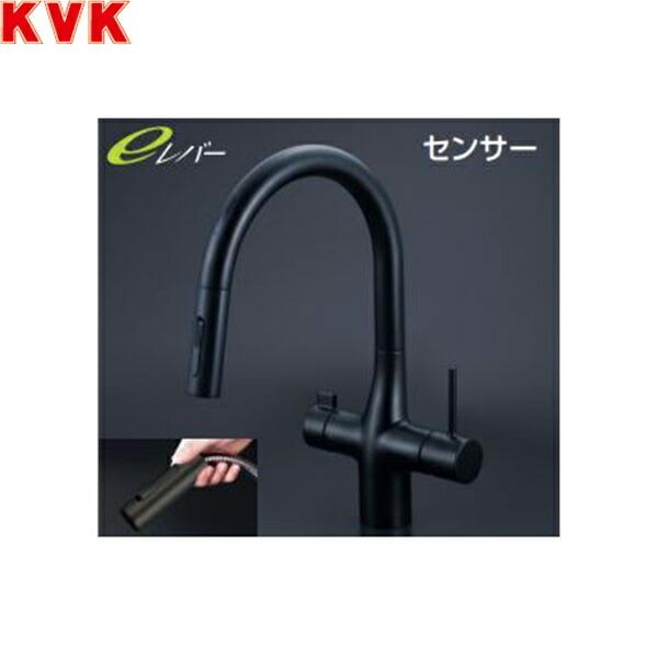 KM6091DECM5 KVKビルトイン浄水器用シングルシャワー付混合栓 センサー付 電･･･