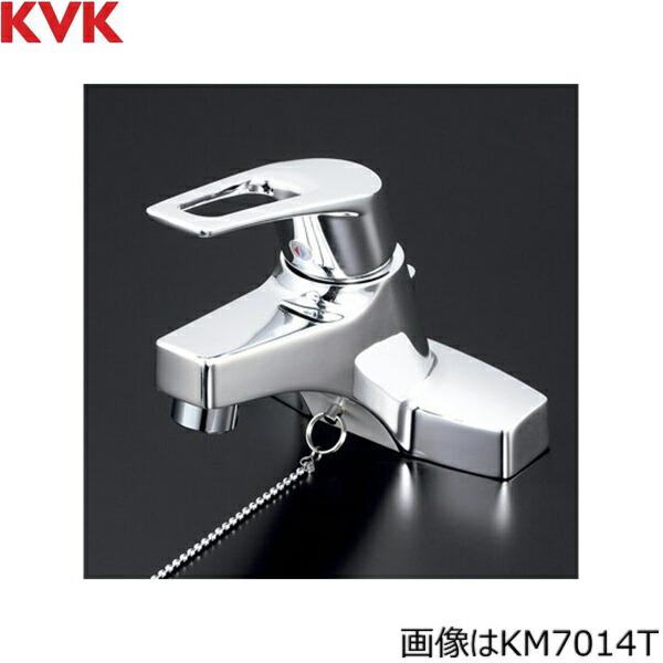 KVK 洗面用シングルレバー式混合栓 ゴム栓付 KM7014T (水栓金具) 価格比較