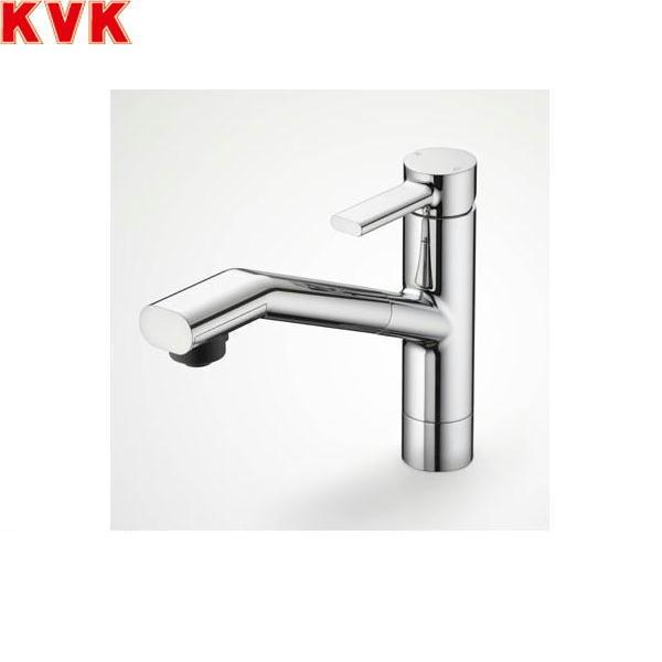 KM908 KVK流し台用シングルレバー式シャワー付混合水栓 equal 一般地仕様 送･･･