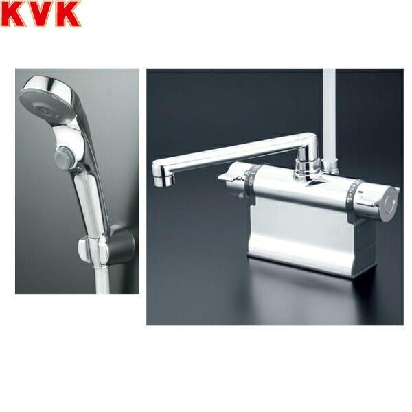 KVK デッキ形サーモスタット式シャワー・メッキワンストップシャワー