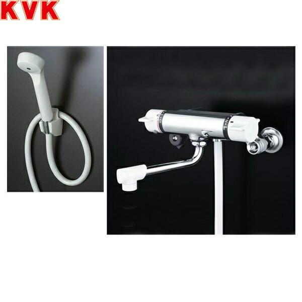 [KF800HA]KVK 水栓金具 楽締めソケット付 サーモスタット式シャワー 水栓 ケーブイケー - 2