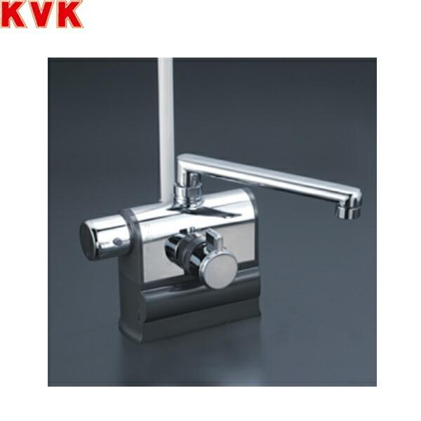 KVK デッキ形サーモスタット式シャワー 左ハンドル仕様 (190mmパイプ付) KF3008L (水栓金具) 価格比較