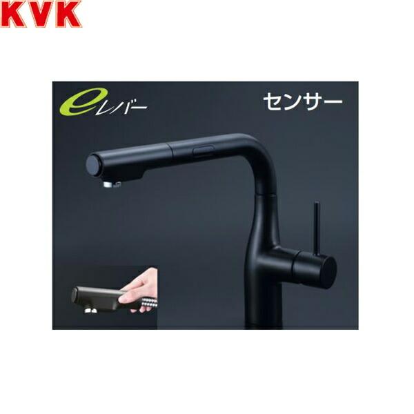 KVK シングルシャワー付混合栓(センサー付)(eレバー) マットブラック KM6111ECM5 (水栓金具) 価格比較