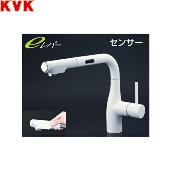 KVK シングルシャワー付混合栓(センサー付) 電池 マットホワイト(寒冷地用) KM6111ZDECM4 (水栓金具) 価格比較