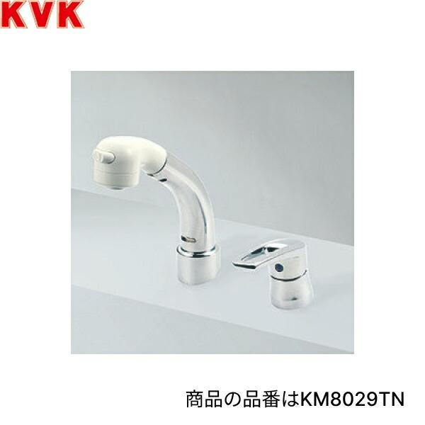 KVK 水栓金具洗面用水栓 傾斜水栓 シングル洗髪シャワー 一般地用