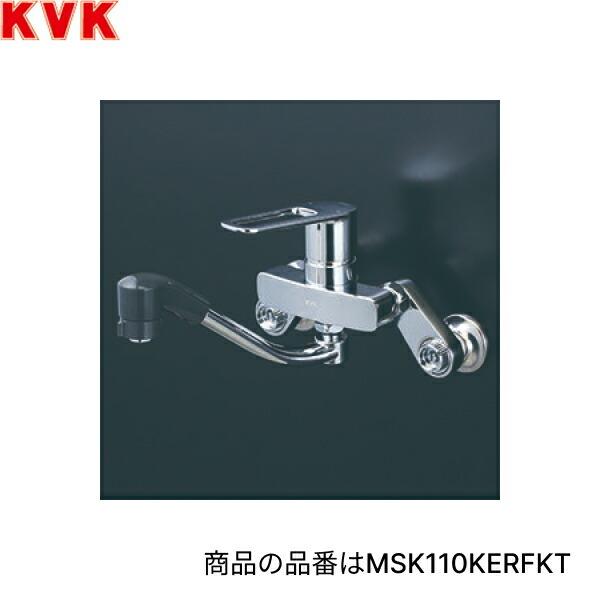 KVK シングルレバー式シャワー付混合栓(楽付王)(eレバー) MSK110KERFKT (水栓金具) 価格比較
