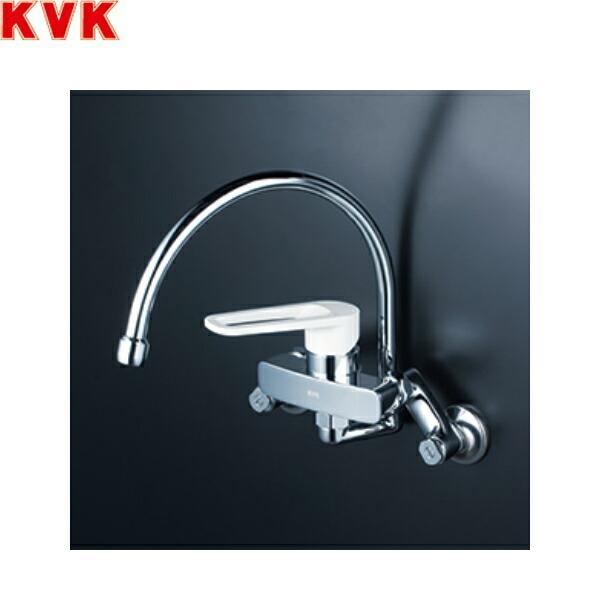 KVK スワン型パイプ シングルレバー式混合栓 MSK110KRG (水栓金具