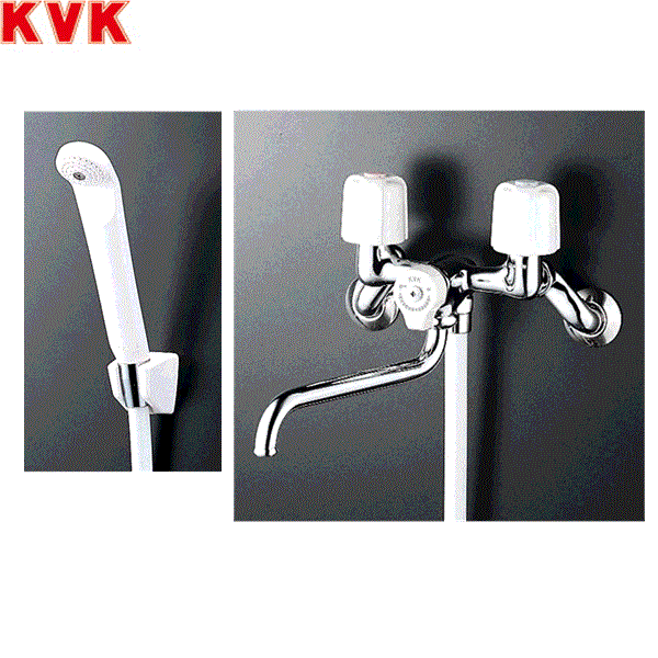 KVK 2ハンドルシャワー 240mmパイプ付 KF30N2-R24 (水栓金具) 価格比較