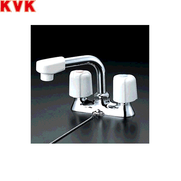 KVK 洗面用2ハンドル混合栓(ゴム栓付) KM17NSGS (水栓金具) 価格比較
