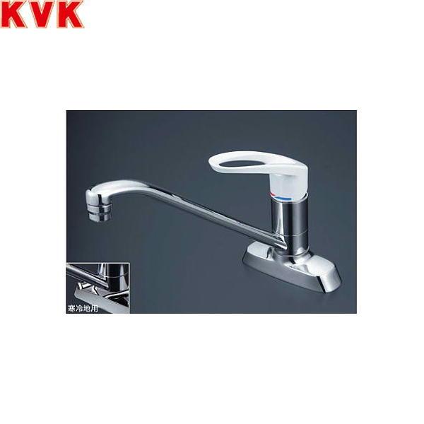 KVK 流し台用シングルレバー式混合栓 KM5081 (水栓金具) 価格比較