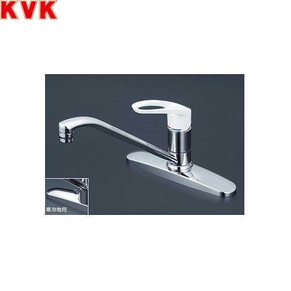 KVK 流し台用シングルレバー式混合栓 KM5091 (水栓金具) 価格比較