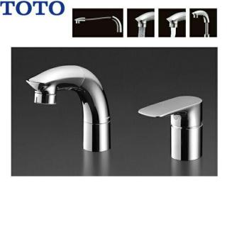 未使用】TOTO 台付シングル混合水栓 TKWC35ESA 止水栓おまけ付き