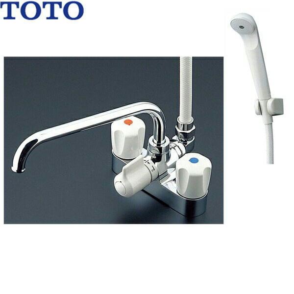 上品G1新品 TOTO 2ハンドルシャワー混合水栓 TMS27C(一時止水なし) 浴室用水栓、金具
