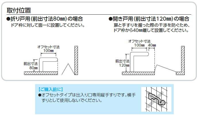 TS136GDY4 TOTOインテリアバーFシリーズ オフセットタイプ 前出寸法80mm ソフトメッシュタイプ 送料無料 商品画像2：ハイカラン屋