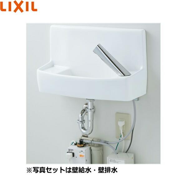 L-A74TWB/BW1 リクシル LIXIL/INAX 壁付手洗器 温水自動水栓 100V 床給水・床排水仕様 ピュアホワイト 送料無料 商品画像1：ハイカラン屋
