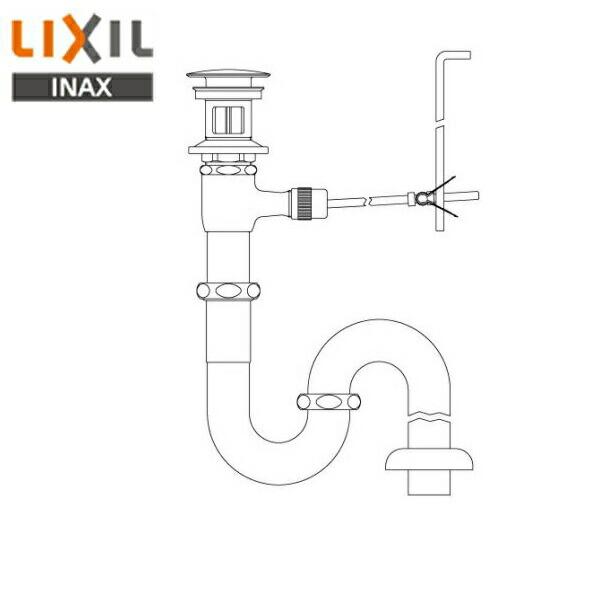 LF-270SALC リクシル LIXIL/INAX ポップアップ式排水金具 呼び径32mm・床排水･･･