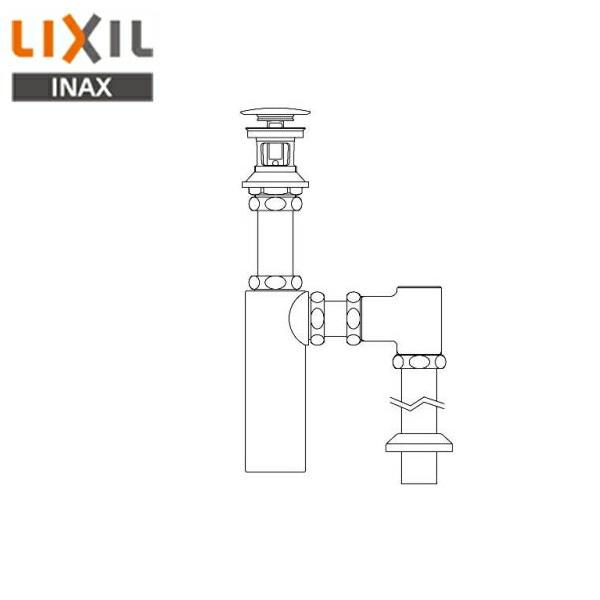 LF-708SAC リクシル LIXIL/INAX 排水金具 呼び径32mm・床排水ボトルトラップ ･･･