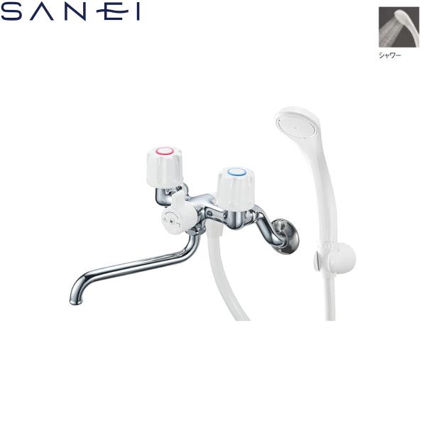 SANEI ツーバルブシャワー混合栓[共用形] SK11-W-13 (水栓金具) 価格