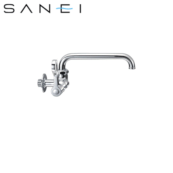 A2310L-13 三栄水栓 SANEI 厨房用横形自在水栓(左ハンドル) 送料無料 商品画像1：ハイカラン屋