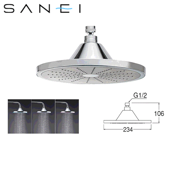 S1040F1 三栄水栓 SANEI 回転シャワーヘッド 送料無料
