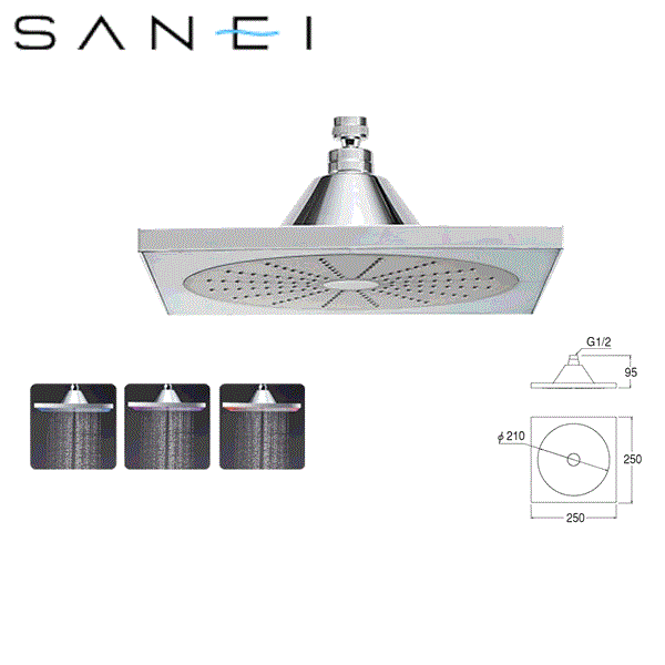 S1040F2 三栄水栓 SANEI 回転シャワーヘッド 送料無料