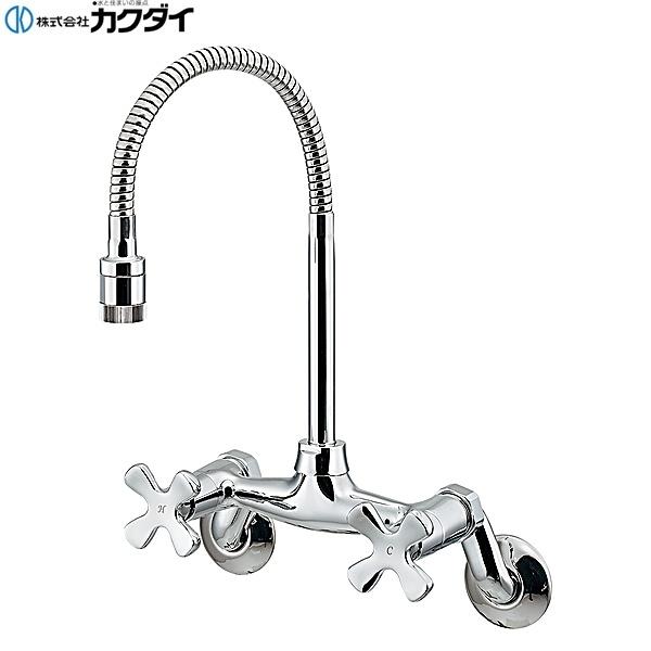 カクダイ 2ハンドル混合栓(シャワーつき) 124-110 (水栓金具) 価格比較