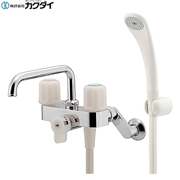 カクダイ 2ハンドルシャワー混合栓(一時止水) 137-500 (水栓金具) 価格
