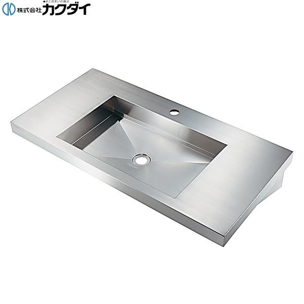 493-360 カクダイ KAKUDAI 壁掛洗面ボウル ステンレス 送料無料
