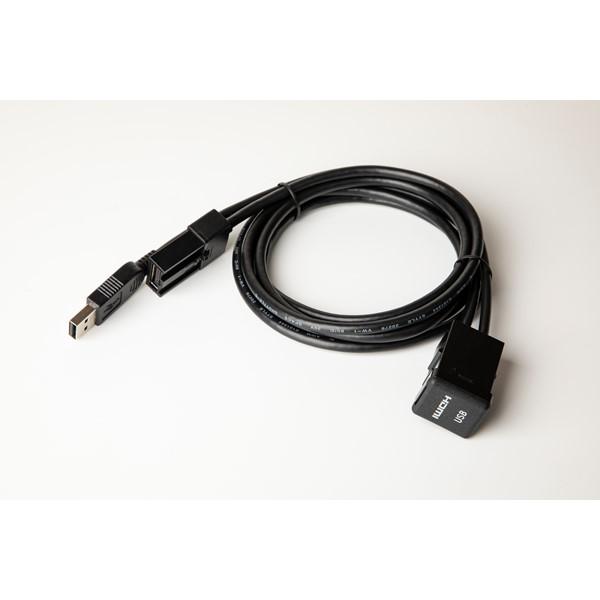 アルパイン ALPINE KCU-T600HU デリカD5用 USB/HDMI - 車内アクセサリー