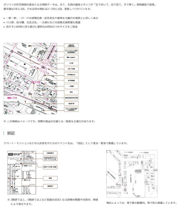 ゼンリン住宅地図 Ｂ４判 山梨県 甲府市北（甲府） 発行年月202502 19201B10W 商品画像2：ゼンリンDS